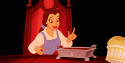 Beauty and the Beast Belle Be Our Guest Disney gif