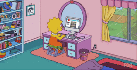lisa-simpson-internet-scrolling